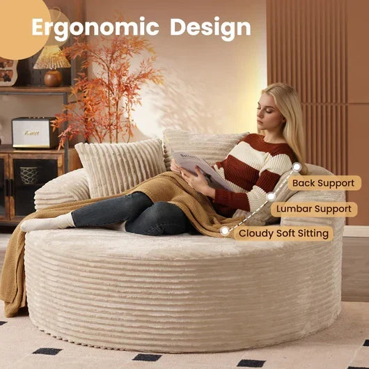 PINEPEAK BONELESS ROUND FOAM CHAIR