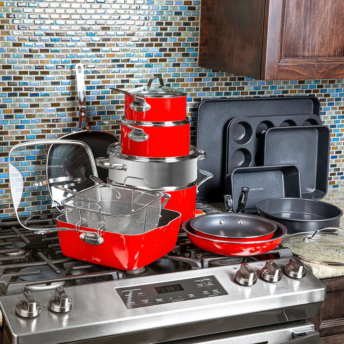 PinePeak Ultimate All-in-One Cooking Set (20-piece Kit)