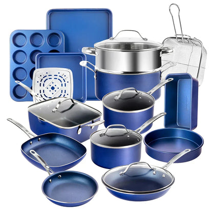 PinePeak Ultimate All-in-One Cooking Set (20-piece Kit)