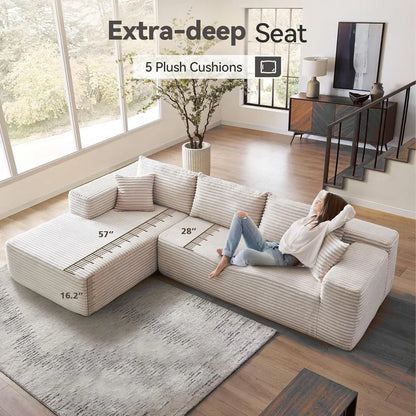 PINEPEAK BONELESS CLOUD COUCH "NINE"