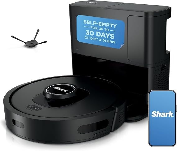 Shark AI Ultra Robot Vacuum, AV2511AE | 360° LiDAR Home Mapping,Self-Empty Base, Works with Alexa, Wi-Fi
