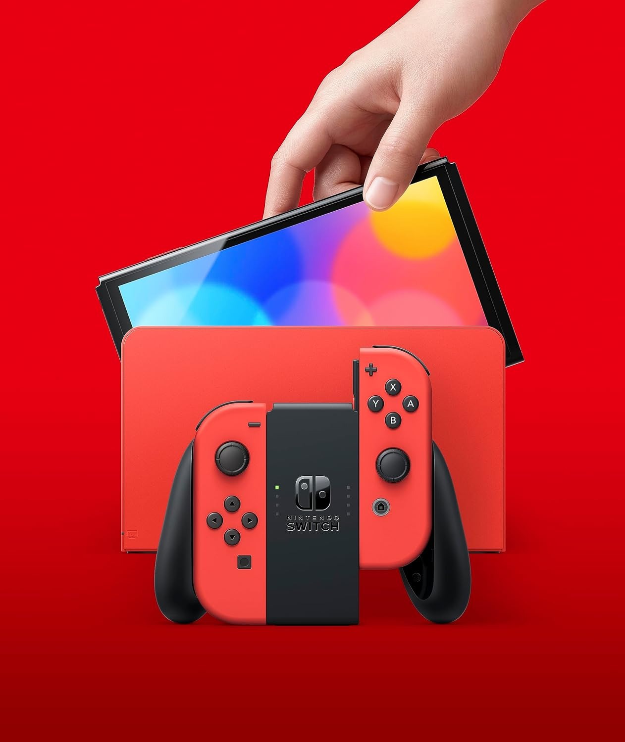 Nintendo Switch – OLED Model w/White Joy-Con