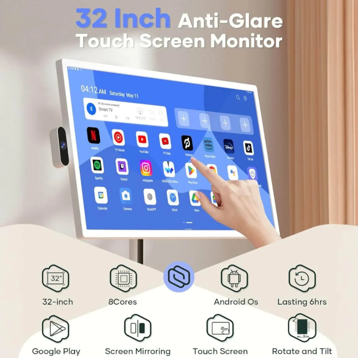 PINEPEAK FlexiView Portable TV