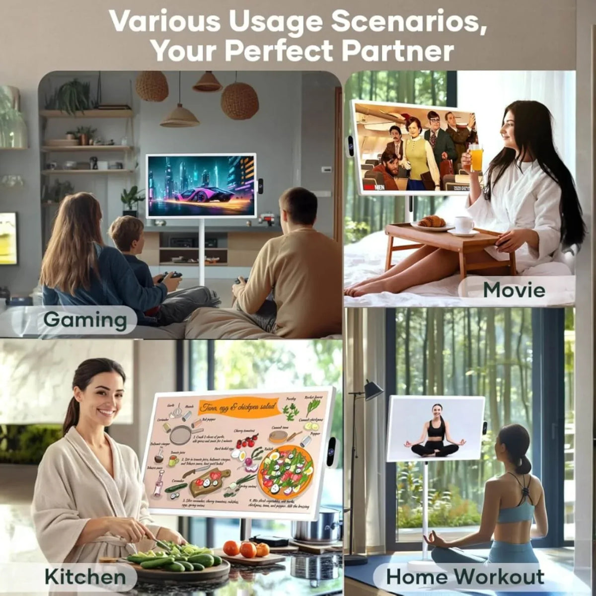 PINEPEAK FlexiView Portable TV